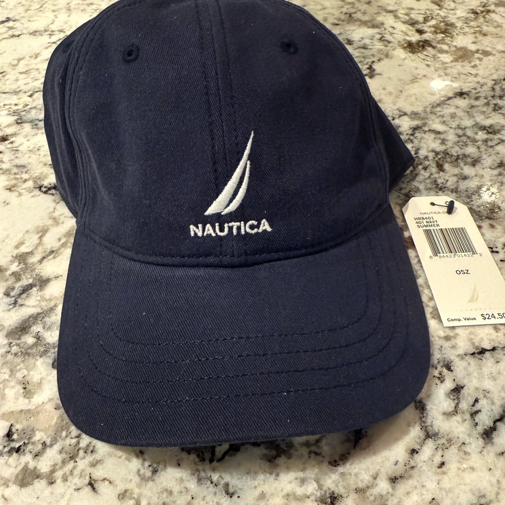 NWT - Nautica Navy Blue Cap
